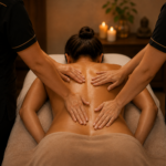 Lunara Viana destaca benefícios da massagem a 4 mãos na Seven Massoterapia